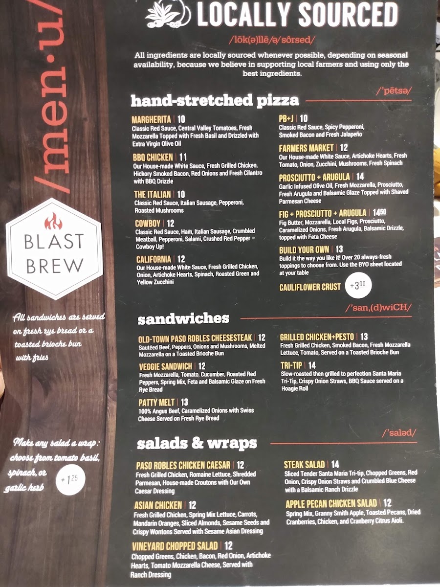 Menu Blast & Brew Paso Robles-10