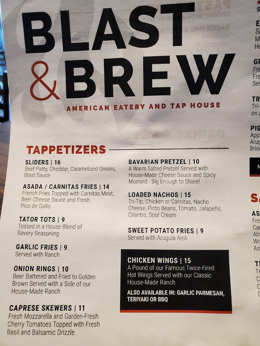 Menu Blast & Brew Paso Robles-7